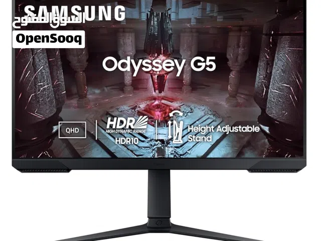 Samsung Odyssey G5 (CG55) 27" Gaming Monitor  2K QHD 165Hz, 1Ms Curv