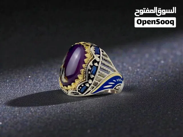 خواتم عقيق فضة عيار 925