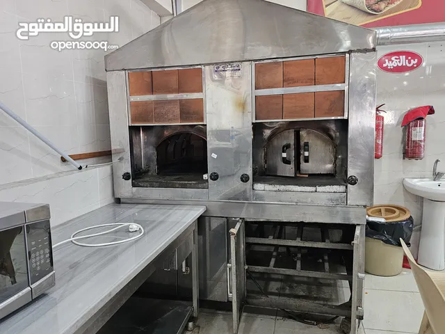 فرن معجنات حجر داخلي ستيل خارجي