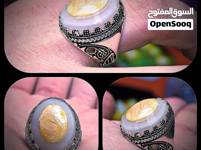 خواتم فضة عقيق يمني