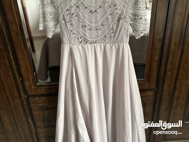 2 ASOS Dress Sequin Pearl Dusty Pink. UK 10/US 6. Maternity