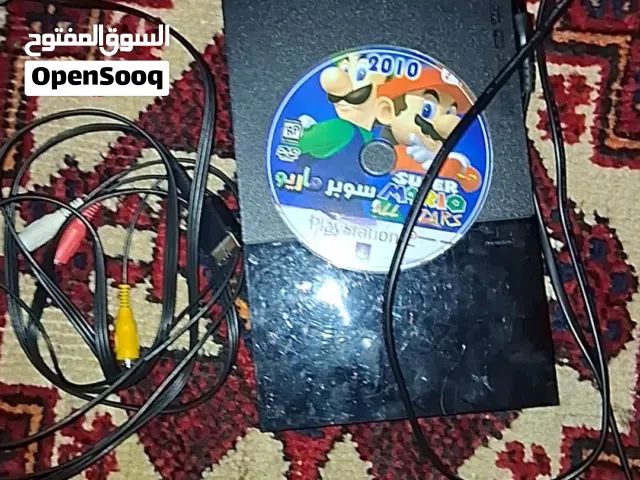 لبيع بلاي ستيشن 2 استعمال خفيف وقليل مع سيدي هدية