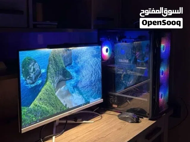 للبيع بي سي جيمينج مع شاشة 23 بوصة بتردد 160Hz - بحالة ممتازة