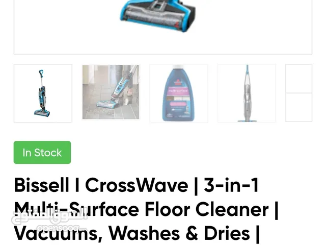 Bissell I CrossWave  3-in-1 Multi-Surface Floor Cleaner  Vacuums, Washes & Dries