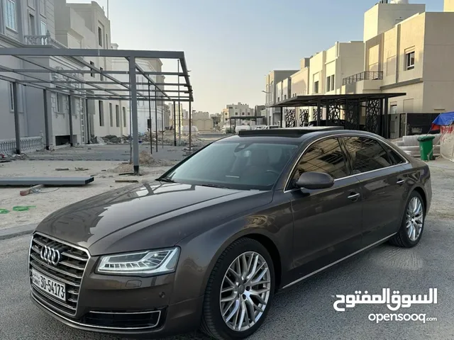 اودي لارج 8 سلندر توين تيربو بحالة نادره شبه جديدة