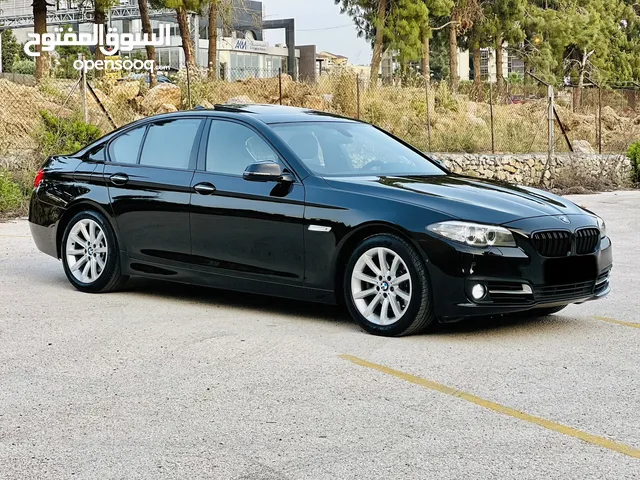 BMW 528i 2014 عداد قليل مالك واحد من الوكاله فحص كرت ابيض قابل للبدل