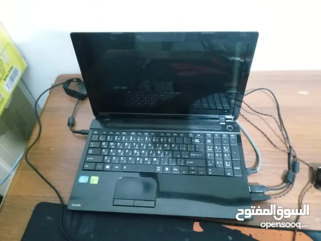 للبيع لابتوب محترم ما تضيع الفرصة، لابتوب مرتب وبسعر مغري Toshiba - قوي ونظيف
