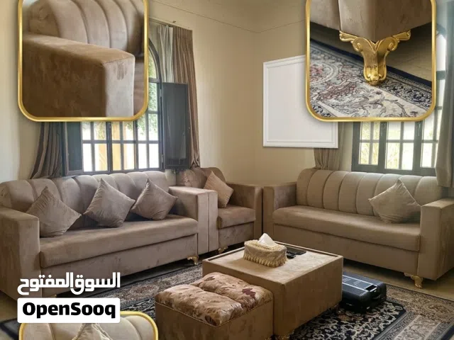 طقم كنبات مجلس من القماش الفاخر