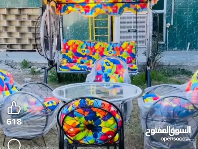 ميز وكراسي حديقه 4 و 6  مع مرجوحه
