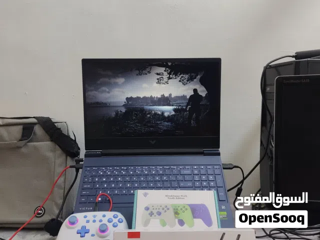 HP Victus 15 RTX 3050 + Gaming Setup كامل