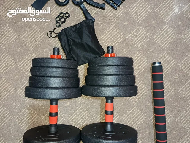 اثقال بوزن 30 كيلو مع أدوات تمرين المعصم