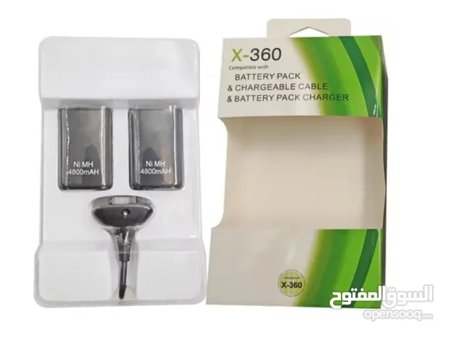 X-360 Compatible with BATTERY PACK & CHARGEABLE CABLE & BATTERY PACK CHARGER بطارية يد تحكم اكس بوكس