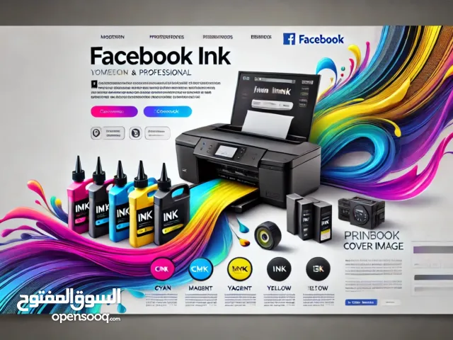 احبار طابعة EPSON 6 الوان او 4 الوان احبار hp brother canon حبر toner ink