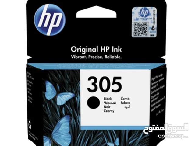 HP 305 Black Original Ink Cartridge حبر اتش بي اسود 305
