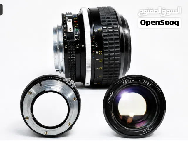 Nikon Nikkor 55mm f/1.2 Manual Focus Vintage Lens