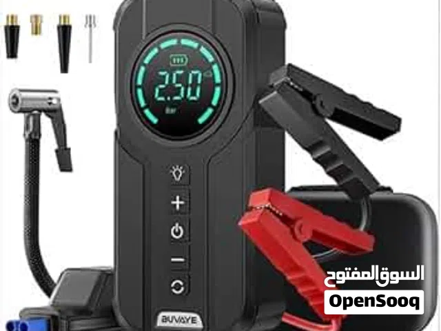 هذا الجهاز هو منفاخ إطارات محمول وجهاز طوارئ للسيارات من ماركة HIMK، موديل MK-326.  متعدد الوظائف: