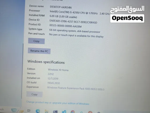 Windows Asus  Computers  for sale  in Amman
