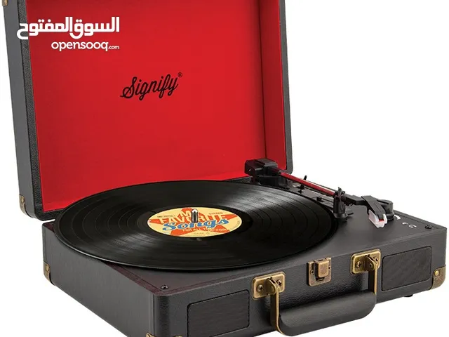 مشغل اسطوانات قديمة Turntable Briefcase