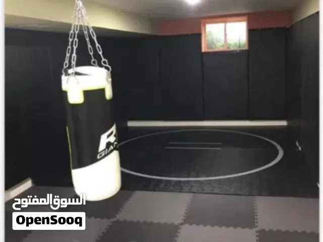 فرشة فوم رياضية اصفر و اسود سماكة 2سم , اسود وسكني سماكة 2.5سم
