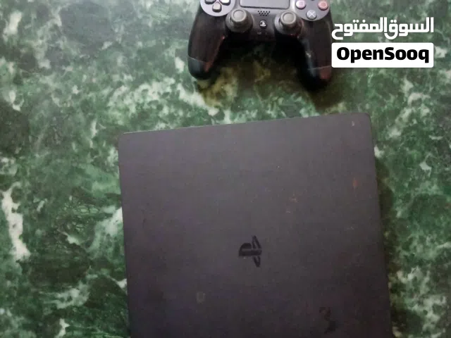 PS4 Slim 500GB بحالة ممتازة + 27 لعبة + ذراع أصلي