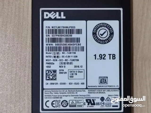 Dell 1.92TB SSD SATA 6G 2.5 هارد ديسك سيرفرات  SSD SERVERS