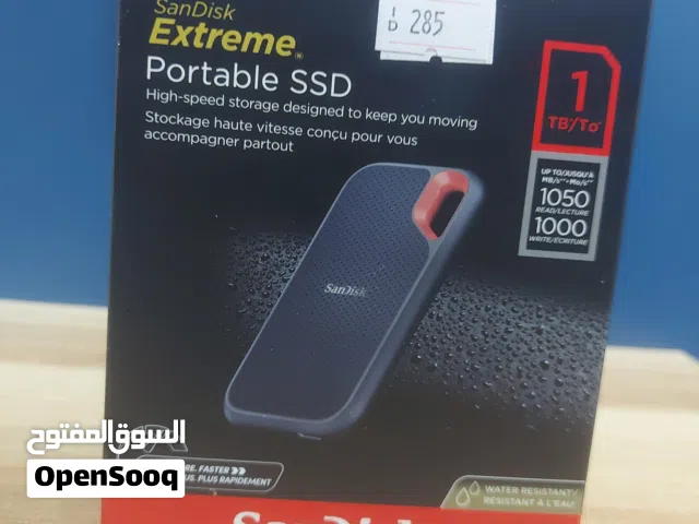 SSD هارد خارجي سان ديسك -1T00 - اسود 1تيرابايت