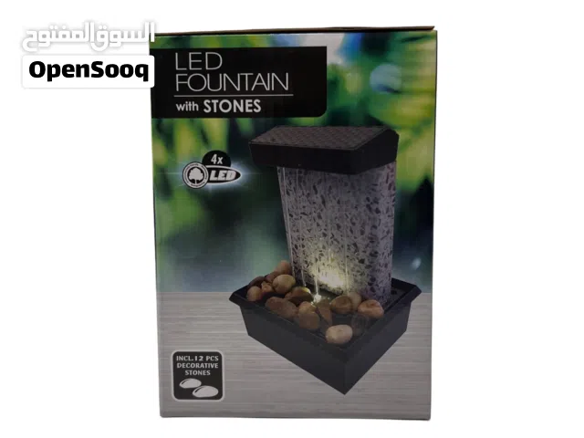 نافورة مياه مع led
