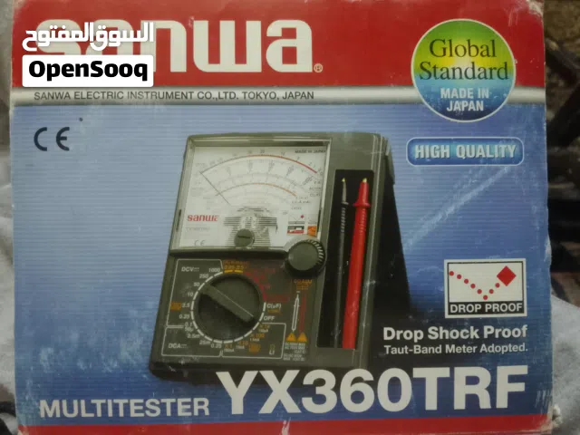 هذا الجهاز هو أفوميتر (أو ملتيميتر) تناظري من شركة Sanwa اليابانية، موديل YX360TRF.