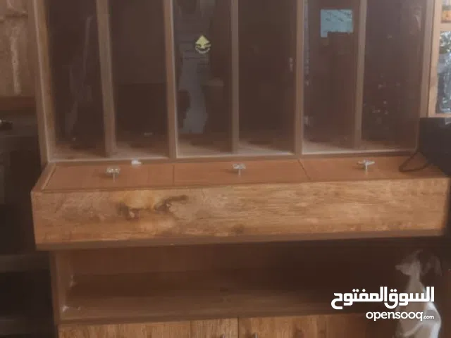 ستاند للبن القهوة زجاج ورفوف سهل الحركة