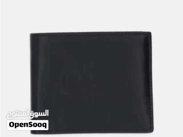 محفظة كالفين كلاين جلد طبيعي 100% Calvin Kleininc Mens - Black (شحن مجاني للبيت)