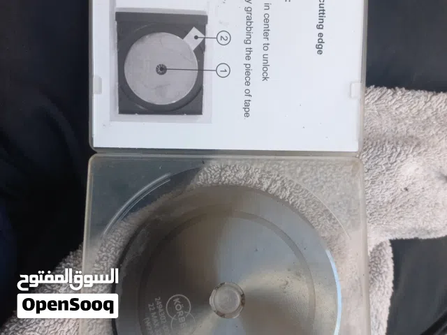 شفرة سكين دائرية صناعية (Round Knife Blade) تُستخدم في ماكينات قص وقاطع الأقمشة (Cloth Cutting Machi