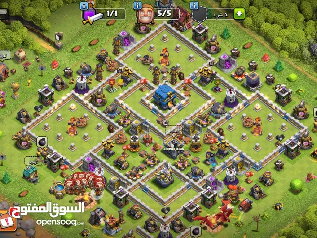 حساب كلاش اوف كلانس تاون 12