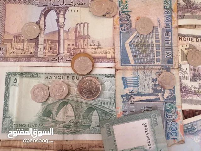 عملات ورقية ليرة لبنانية