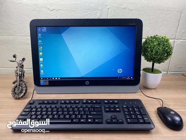 HP All-in-One computer Core i5- 2.8 GHZ-Ram 8GB- SSD 250 GB with HP power adapter Wi-Fi Windows 10