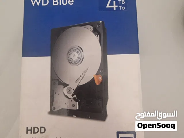 هارديسك  wd blue اربعة تيرا