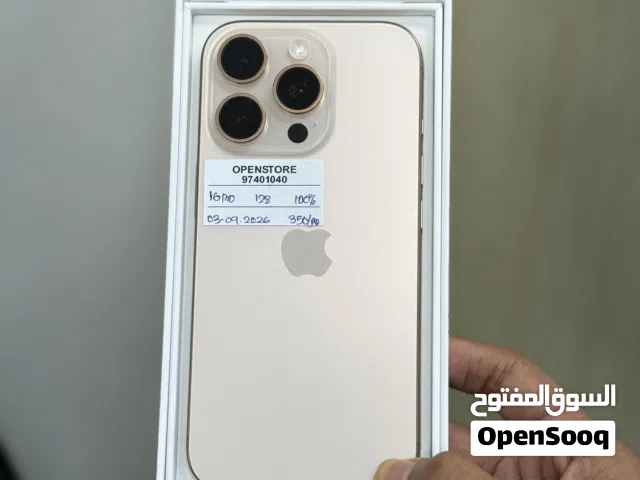 iPhone 16 pro- 128 GB - Good for sale ,100% BH - warranty 3/9/26 , Box piece