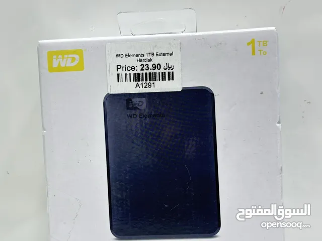 WD ELEMENT 1TB EXTERNAL HARDISK