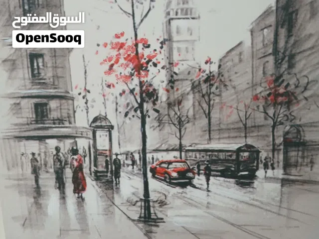 3 beautiful painting, great for side wall, or behind sofa.