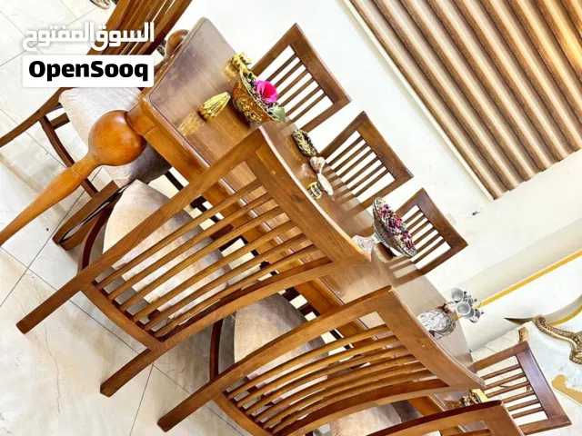 طاوله سفره 8 كراسي modern من أحدث وارق الموديلات   خشب زان ولاتيه 18 اندونيسي ماركة الدب