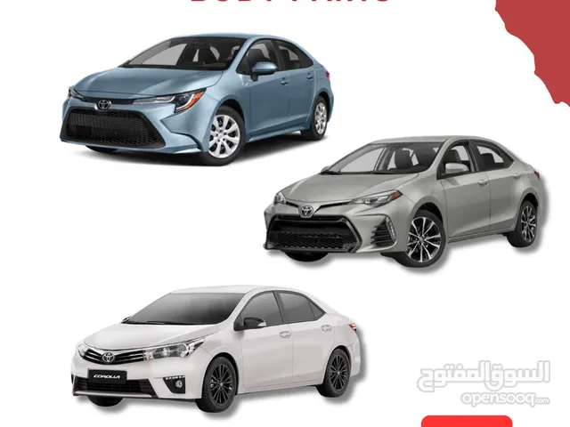 قطع غيار تويوتا كورولا جميع الموديلات اقرا الوصف toyota corolla spare parts