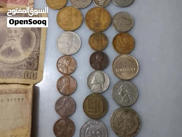 عملات قديمه وساعه لورد صن سويسريه جميله