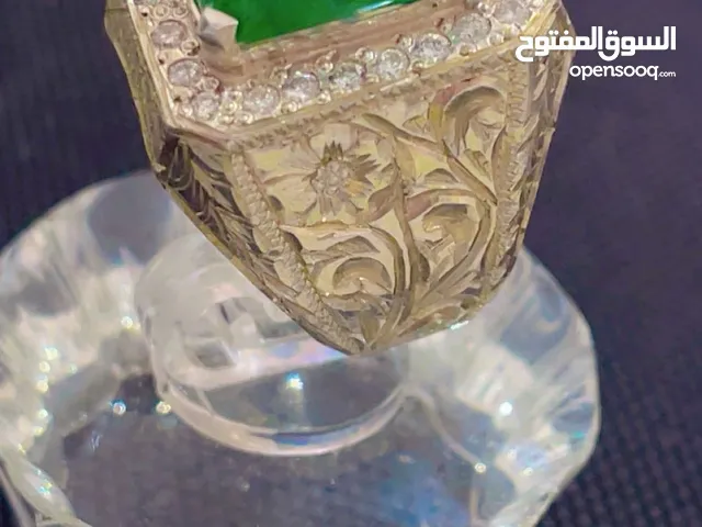 Natural Emerald&White Diamonds