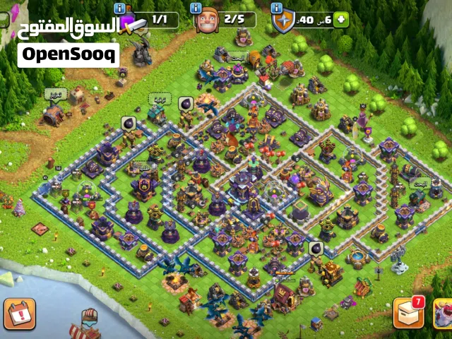 بيع حساب Clash of clans تاون 15 بسعر مناسب
