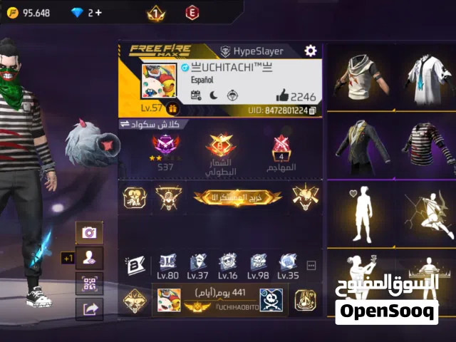 Free Fire Accounts and Characters for Sale in Madaba