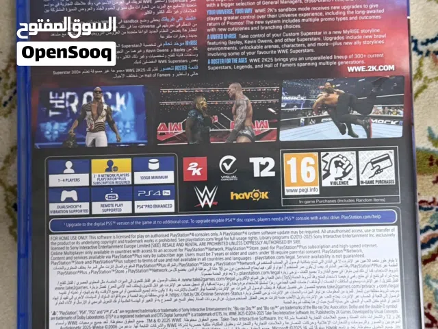 شريطة مصارعه بلاستيشن 4