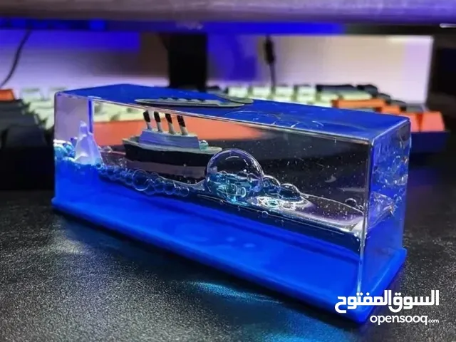 عرض تخفيض ديكور زجاجة السفينة المنجرفة في المياه شاهد الوصف: