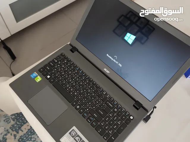 لابتوب ايسر Aspire E15 بحالة ممتازة جدا