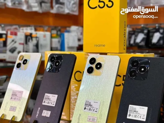 مستعمل ايام ريلمي C53 رام 8 جيجا 128 و 256 مكفول سنة متوفر توصيل