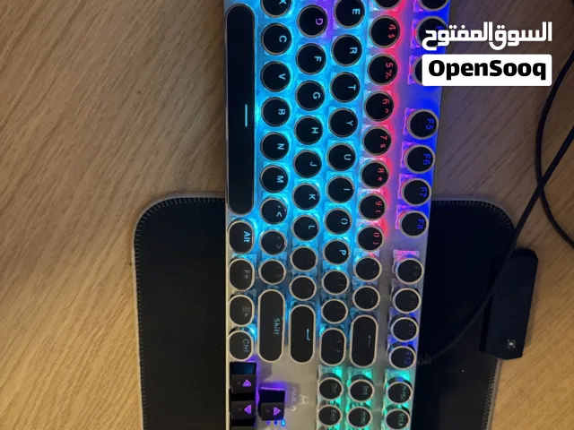 RGB keyboard, blue keys, different light modes