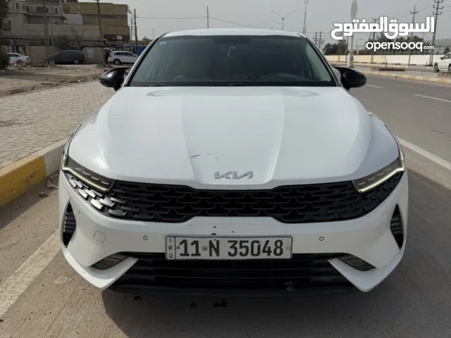 K5   موديل 2023 كفاله فقط دحجه بالباب ماشيه 108 رقم بغداد سياره مغلفه بنيد ودعاميه ولايت للحمايه